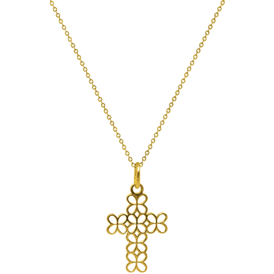 Dije Mujer Plata 925 Religioso Cruz Mariposa D Anamora por Tanya Moss - Tanya Moss