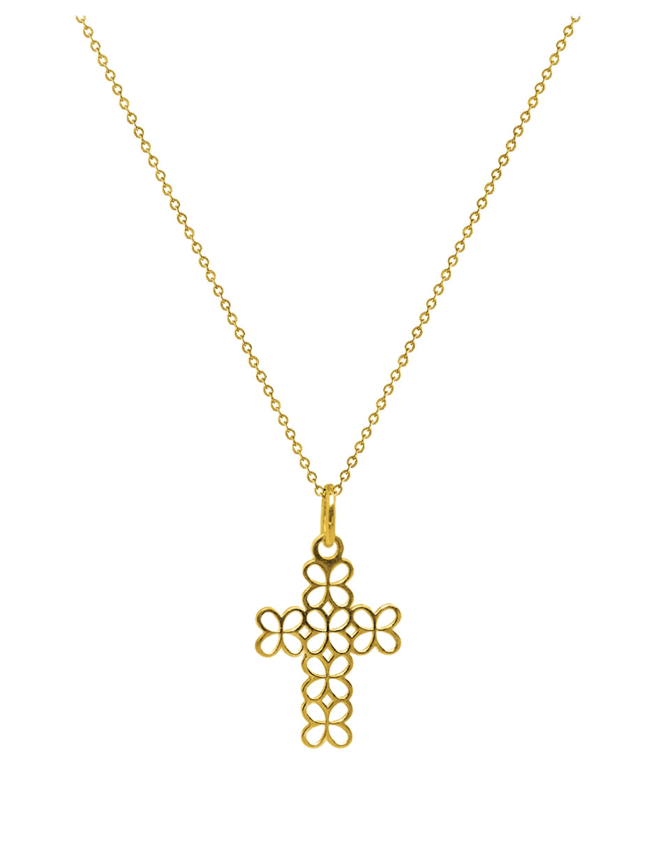Dije Mujer Plata 925 Religioso Cruz Mariposa D Anamora por Tanya Moss - Tanya Moss