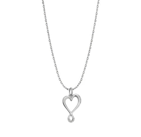Dije Mujer Plata 925 Garabatos Corazon Anamora por Tanya Moss