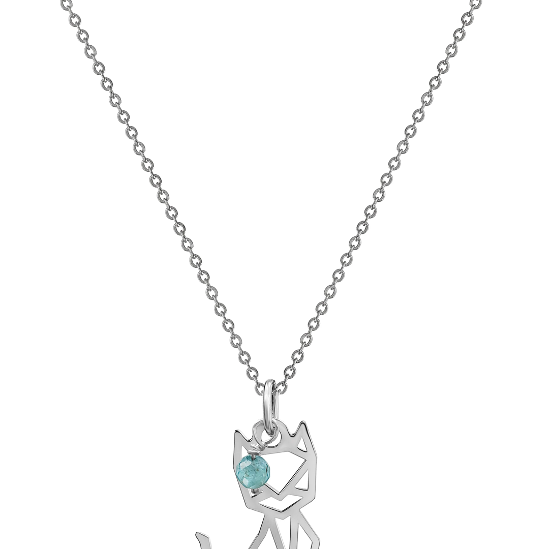 Dije Mujer Plata 925 Origami Gato Apatita Anamora Por Tanya Moss