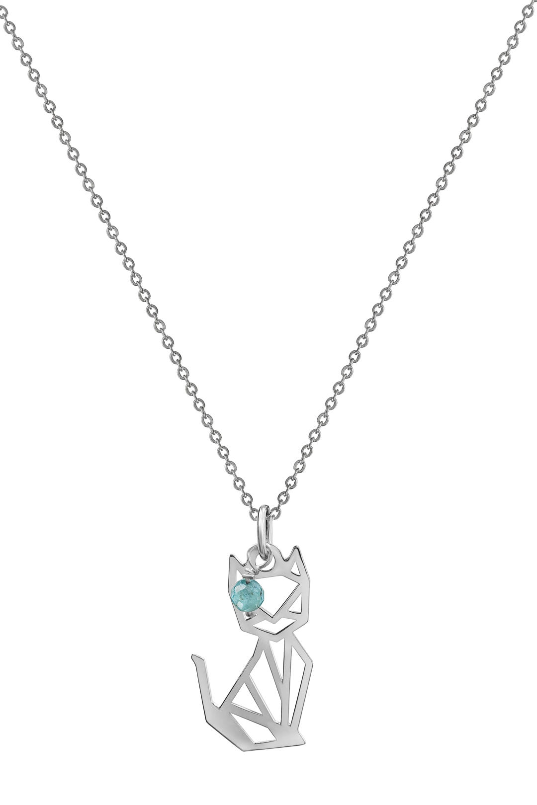 Dije Mujer Plata 925 Origami Gato Apatita Anamora Por Tanya Moss