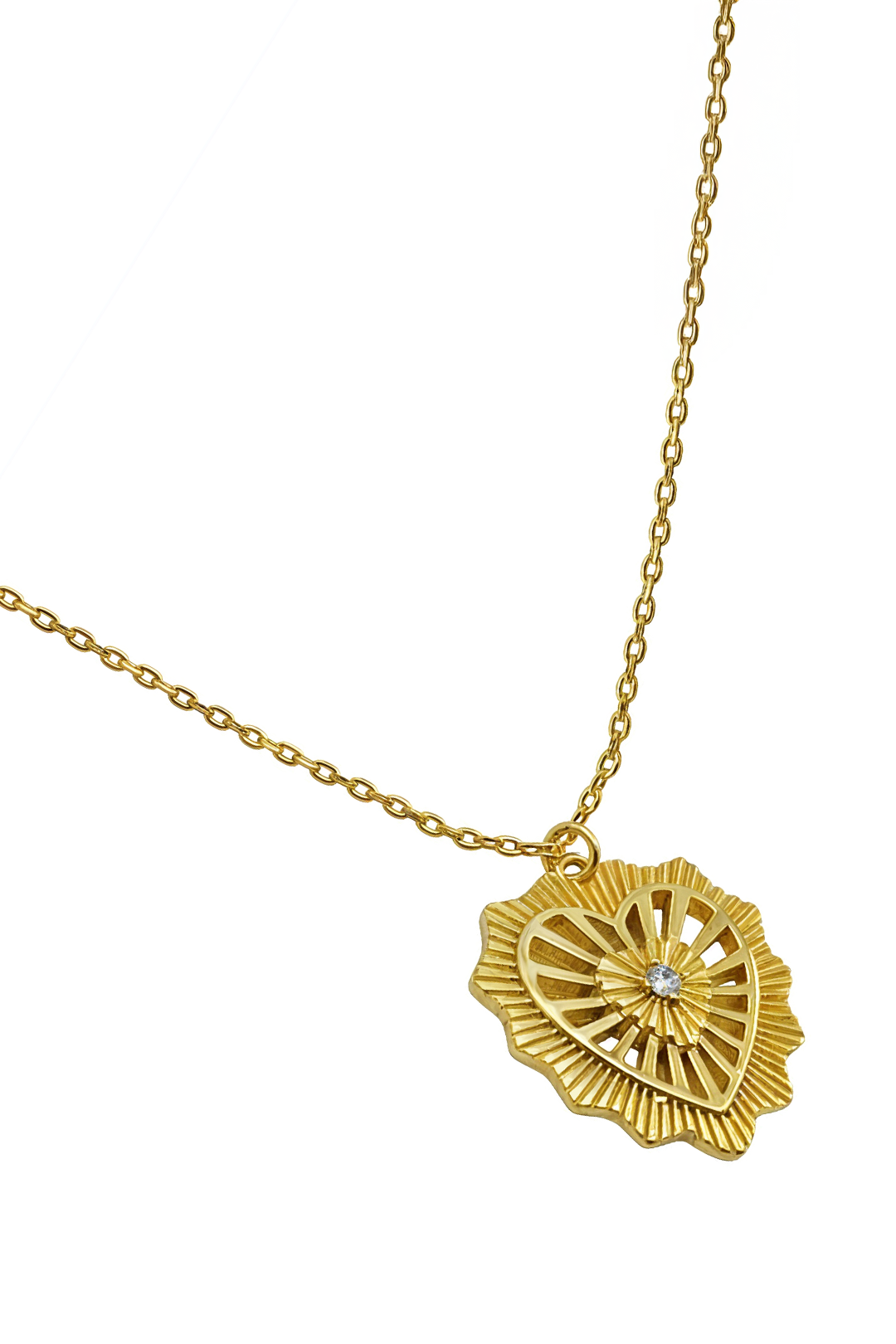 Dije Eterna Corazón Ardiente Circonias Anamora por Tanya Moss - Tanya Moss