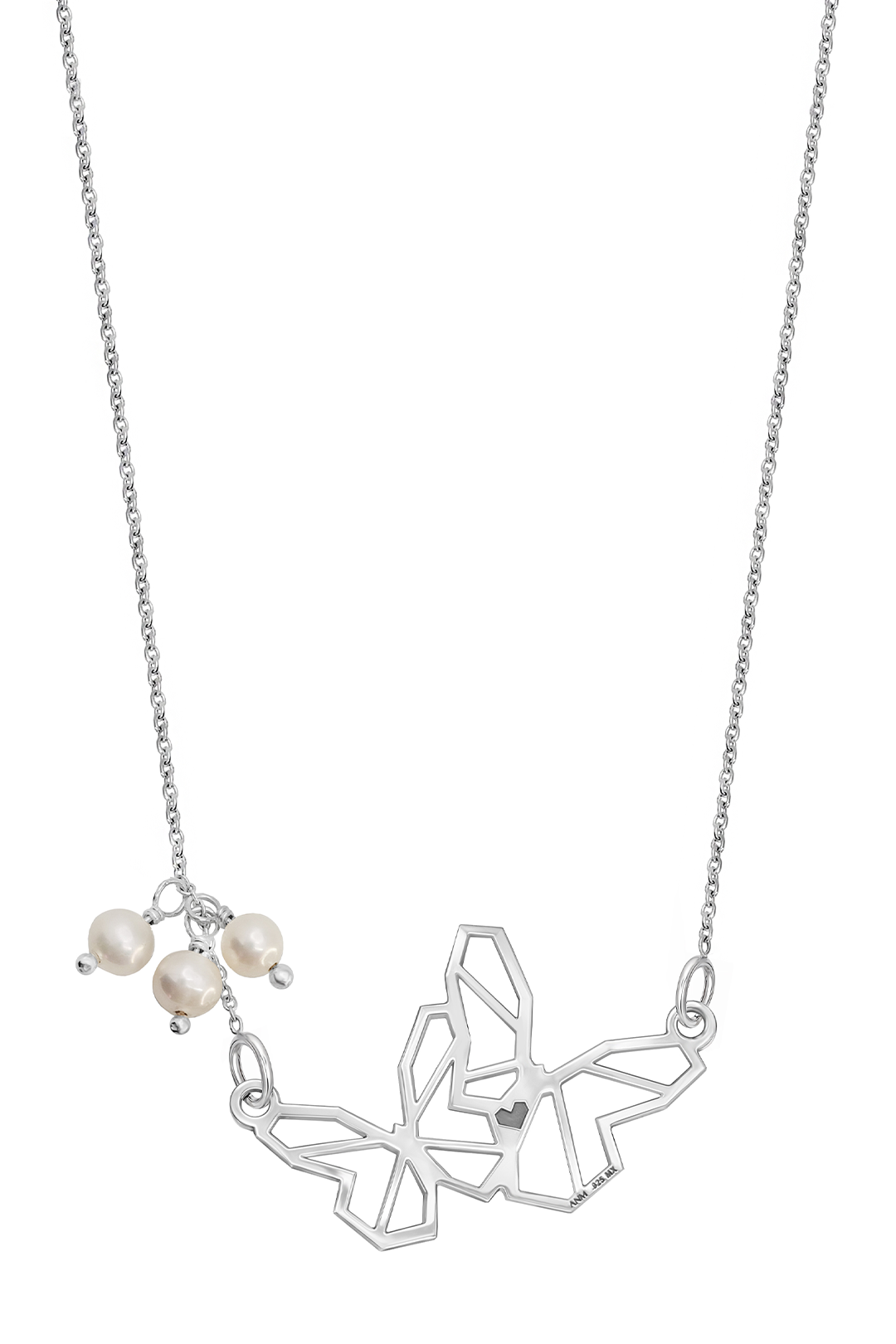 Dije Grande Mariposa Origami Mamá e Hijo