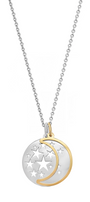 Dije Celeste Luna Y Estrellas Plata 925 Anamora by Tanya Moss - Tanya Moss