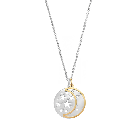 Dije Celeste Luna Y Estrellas Plata 925 Anamora by Tanya Moss