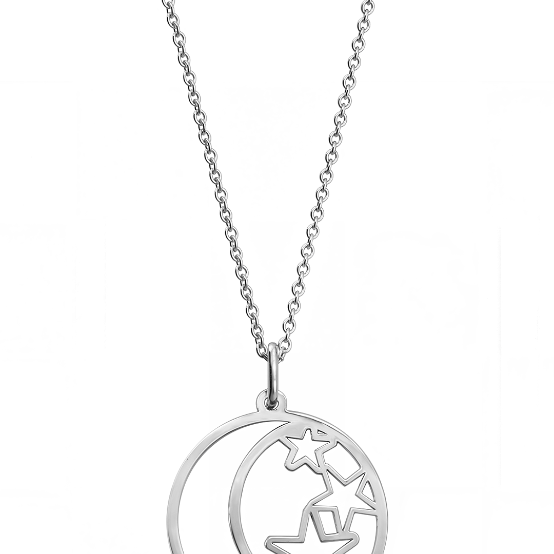 Dije Celeste Doble Plata 925 Anamora by Tanya Moss