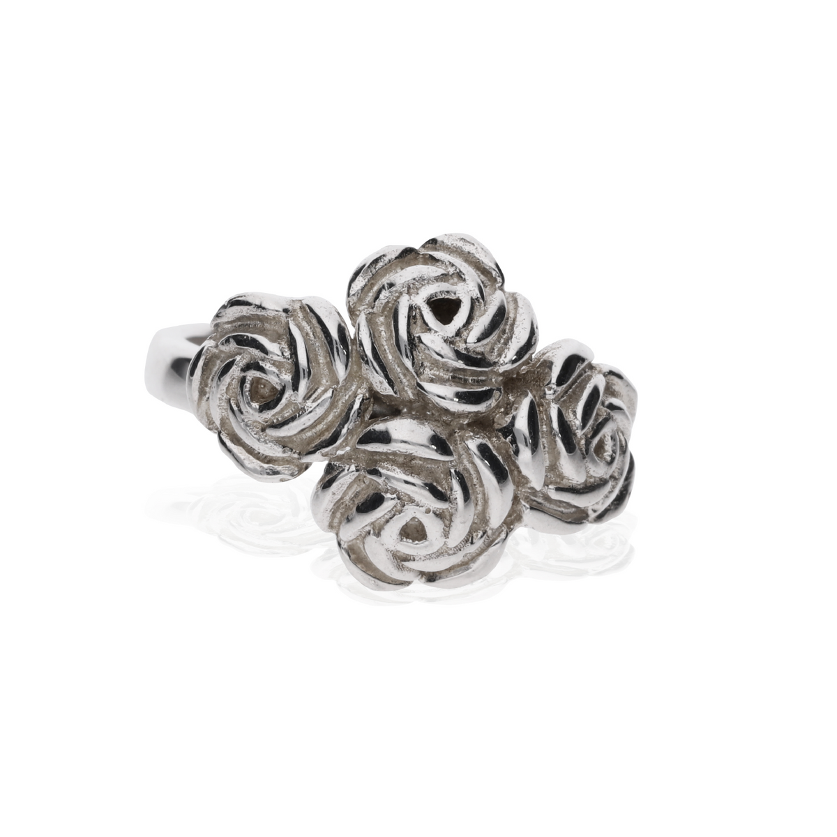 Anillo Multirosas Bouquet de Plata - Tanya Moss