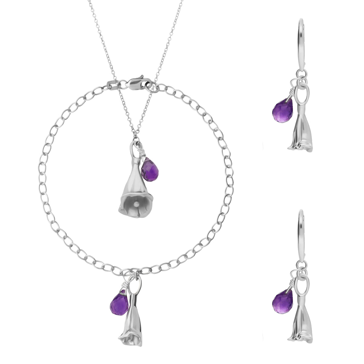 Set Tanya Moss 3 Piezas Jacaranda Plata