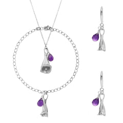 Set Tanya Moss 3 Piezas Jacaranda Plata