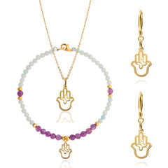Set Tanya Moss 3 Piezas Carisma Mano Dorado