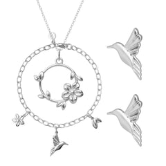 Set Tanya Moss 3 Piezas Esenciales Mensaje Plata
