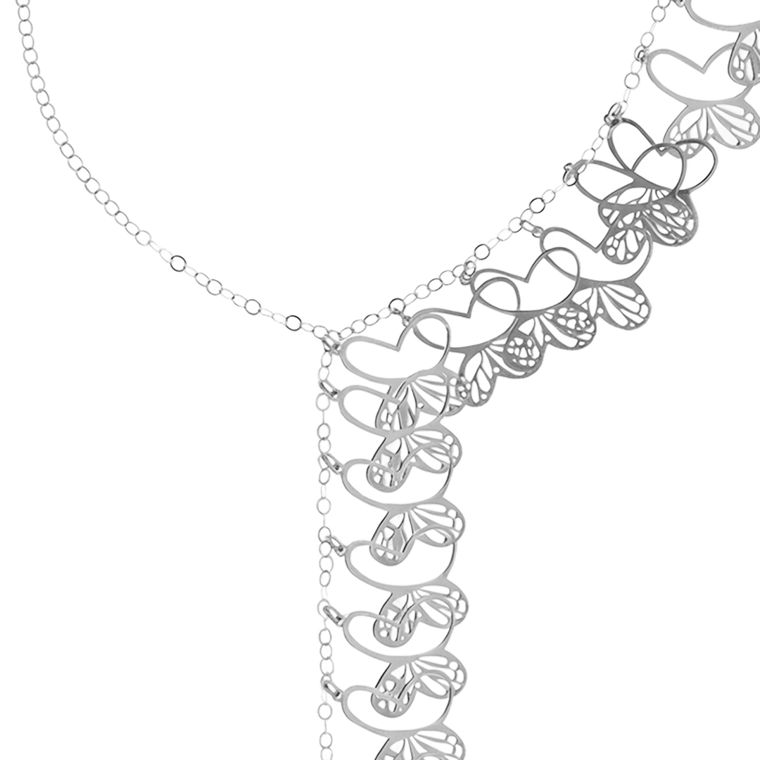 Collar Mujer Plata 925 Monarca Mariposa
