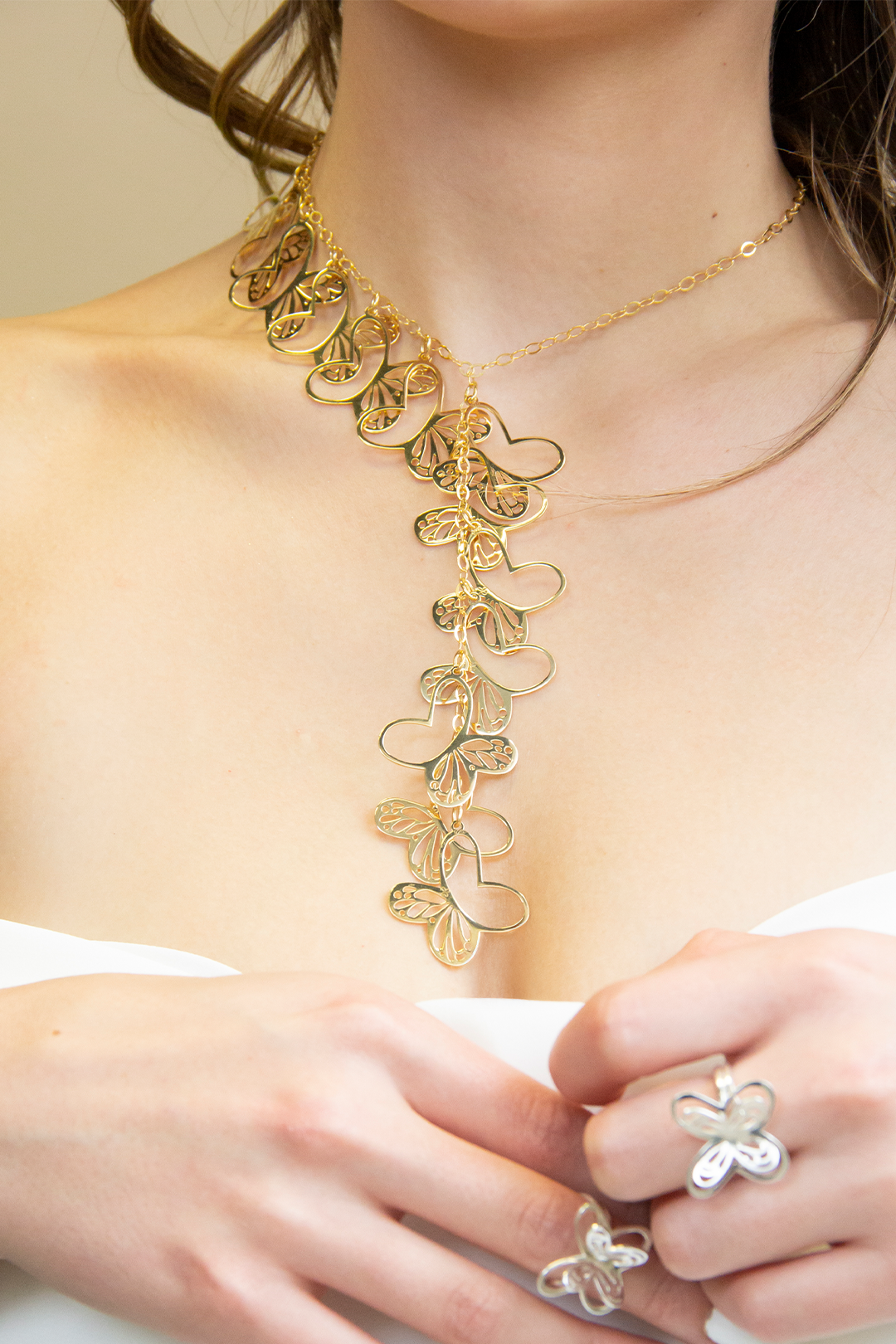 Tanya Moss Collar Plata 925 Monarca - Tanya Moss