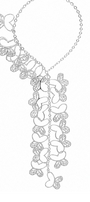 Collar Plata 925 Monarca Grande Colgantes