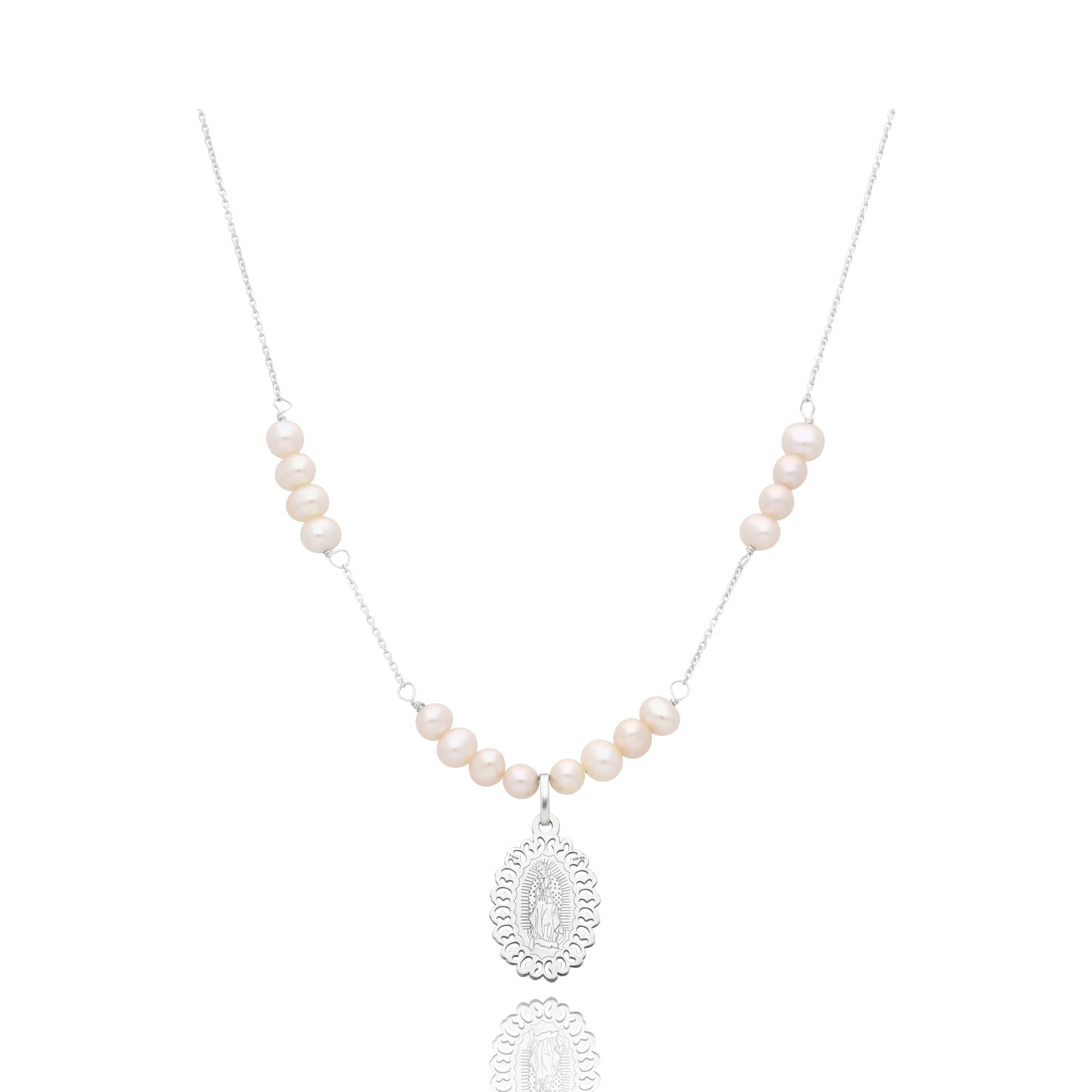 Collar Virgen Con Perlas - Tanya Moss