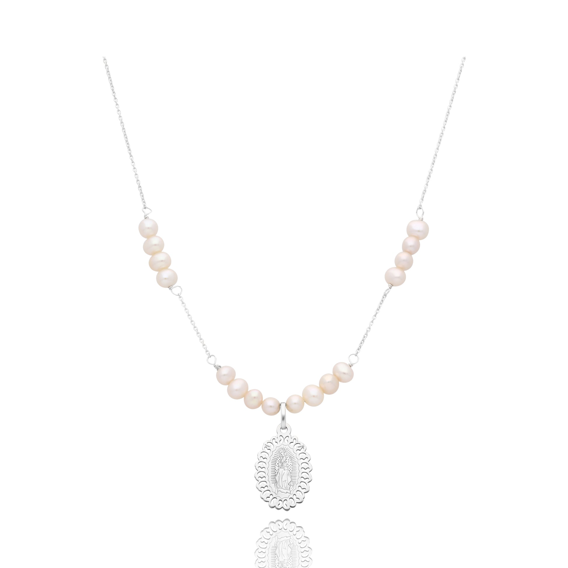 Collar Virgen Con Perlas - Tanya Moss