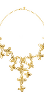 Collar Mujer Plata 925 Aurora 16 Mariposas Dorado - Tanya Moss