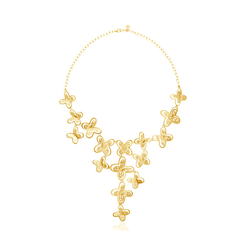 Collar Mujer Plata 925 Aurora 16 Mariposas Plata