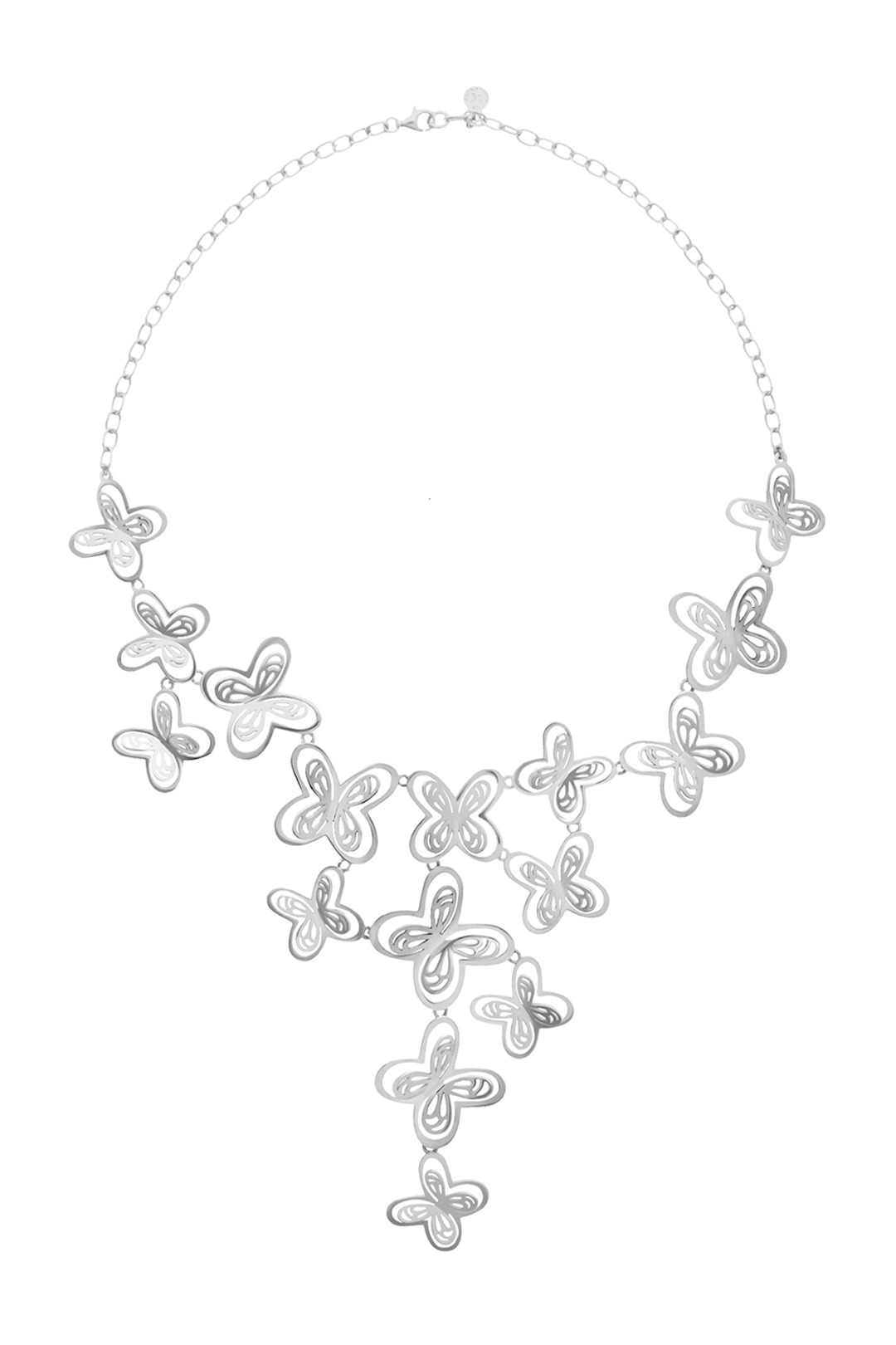 Collar Mujer Plata 925 Aurora 16 Mariposas Plata - Tanya Moss