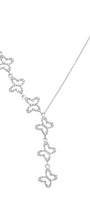 Collar Mujer Plata 925 Lucina Lariat 6 Mariposas Circonia - Tanya Moss