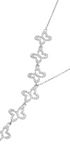 Collar Mujer Plata 925 Lucina Lariat 6 Mariposas Circonia - Tanya Moss
