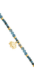 Collar Mujer Plata 925 Zen Loto Apatita Dorado - Tanya Moss