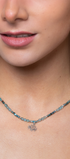 Collar Mujer Plata 925 Zen Loto Apatita - Tanya Moss