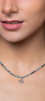 Collar Mujer Plata 925 Zen Loto Apatita - Tanya Moss