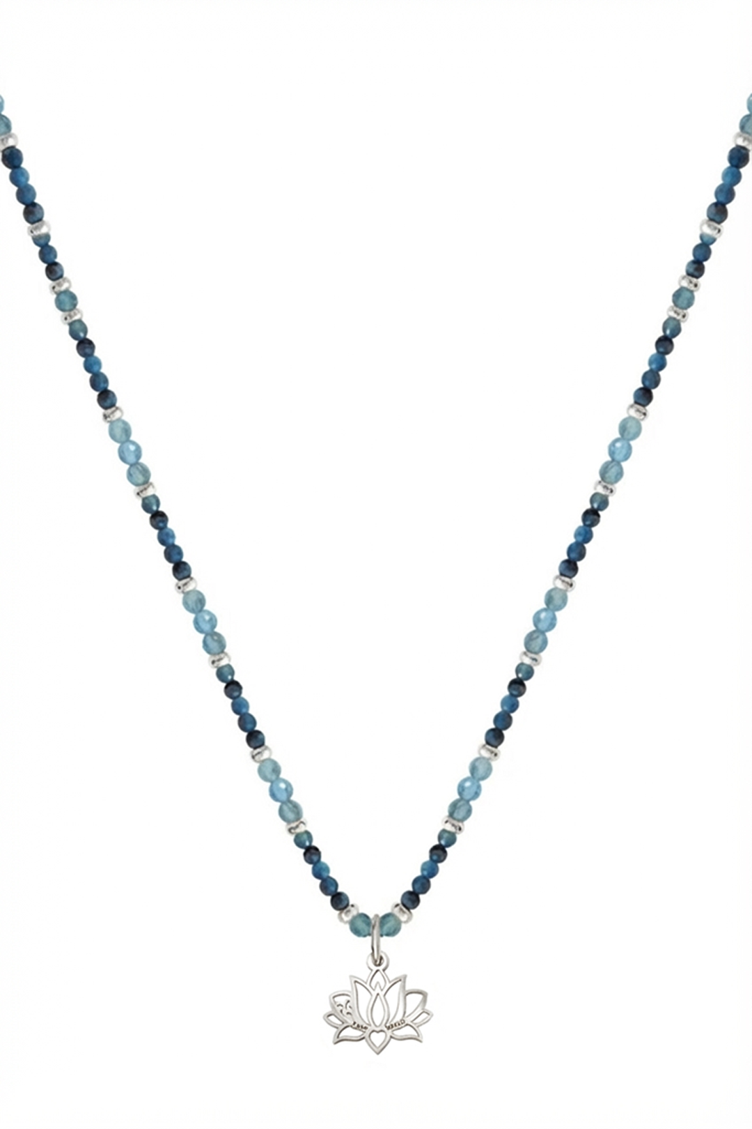 Collar Mujer Plata 925 Zen Loto Apatita - Tanya Moss