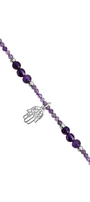Collar Mujer Plata 925 Zen Mano Amatista - Tanya Moss