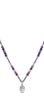 Collar Mujer Plata 925 Zen Mano Amatista - Tanya Moss