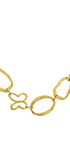 Collar Mujer Plata 925 Liberty Eslabones Mariposa Dorado - Tanya Moss