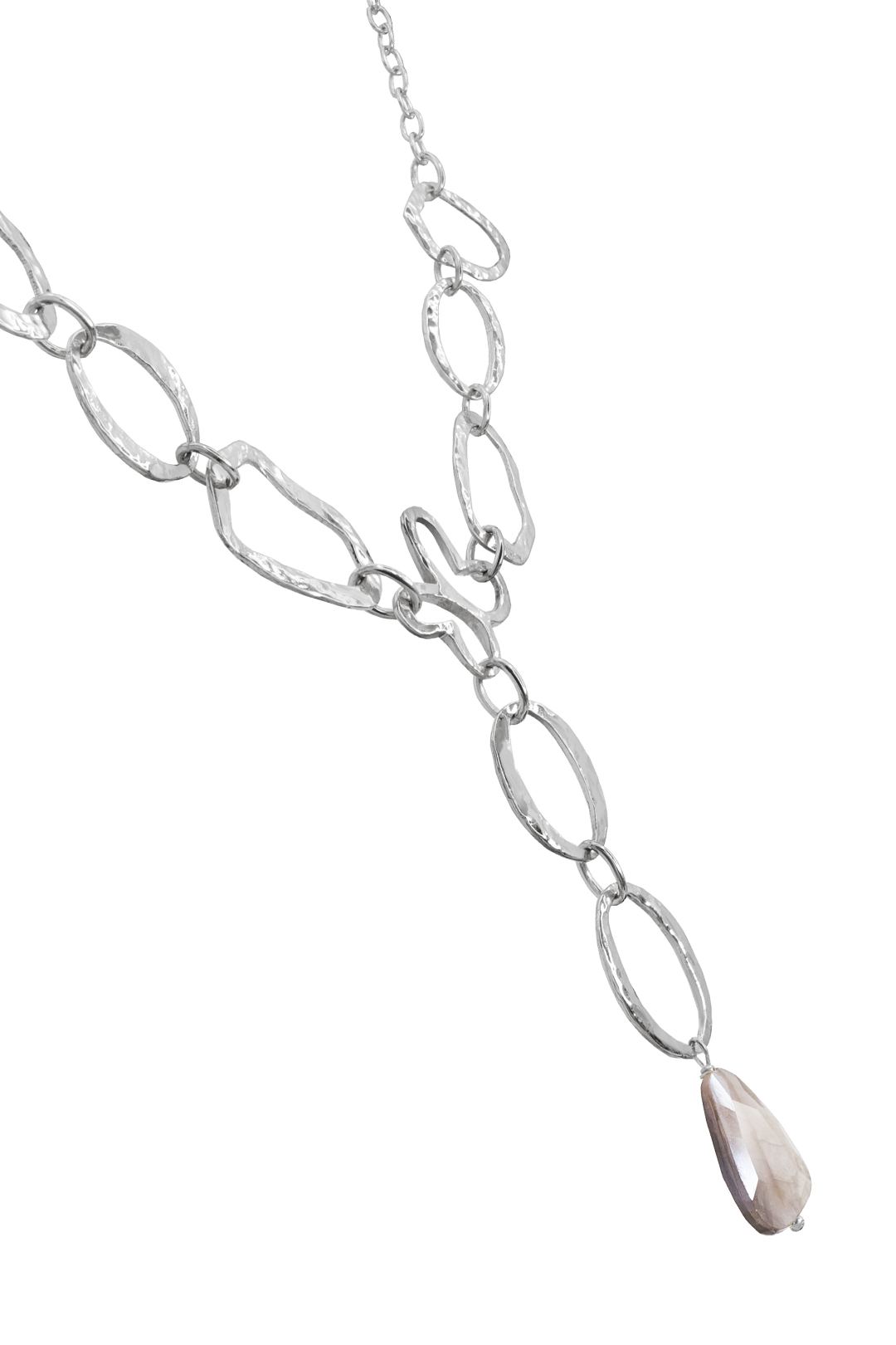 Collar Mujer Plata 925 Liberty Eslabones Mariposa Piedra - Tanya Moss