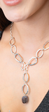 Collar Mujer Plata 925 Liberty Eslabones Mariposa Piedra - Tanya Moss