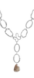 Collar Mujer Plata 925 Liberty Eslabones Mariposa Piedra - Tanya Moss