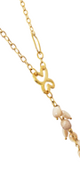 Collar Mujer Plata 925 Liberty Lariat Eslabones Mariposa Piedras Dorado - Tanya Moss