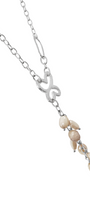 Collar Mujer Plata 925 Liberty Lariat Eslabones Mariposa Piedras - Tanya Moss