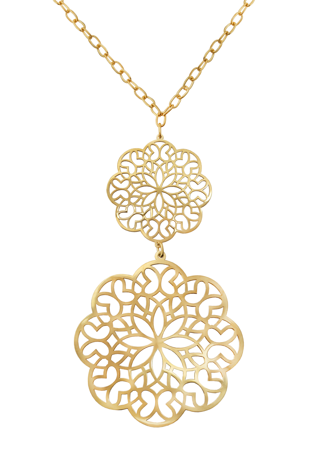 Collar Zen Geometria 2 Modulos Dorado - Tanya Moss