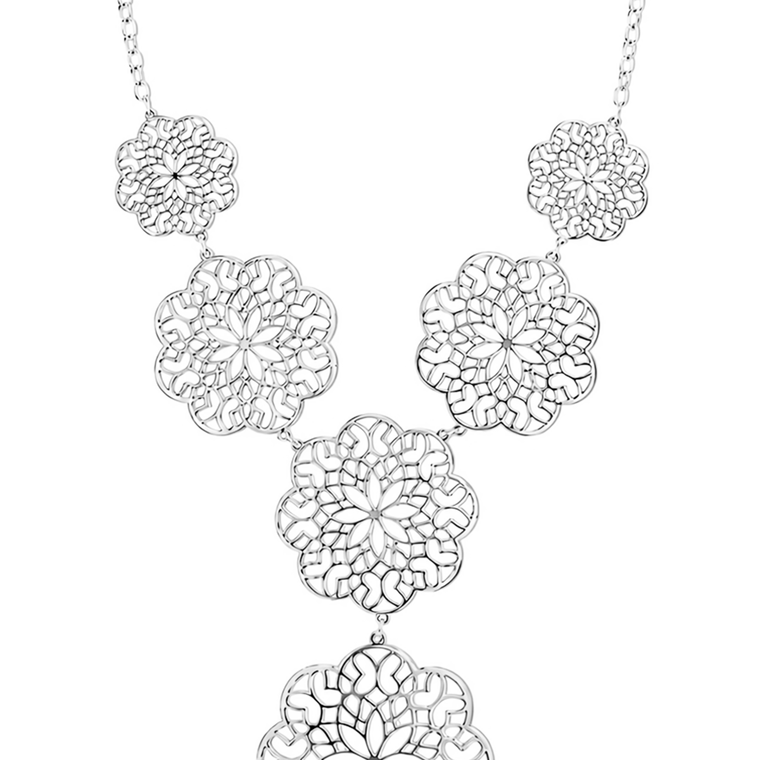 Collar Plata 925 Zen Geometría 6 Módulos