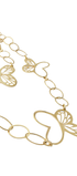 Collar Plata 925 Monarca Aros Doble Dorado - Tanya Moss