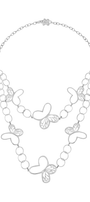 Collar Monarca Aros Doble - Tanya Moss