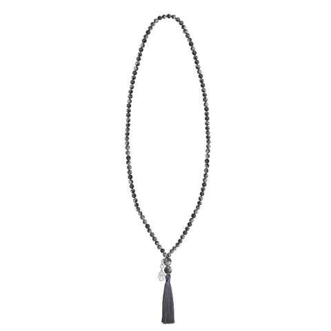 Collar Grande Mujer Plata 925 Japamala Mano Snowflake Anamora Por Tanya Moss