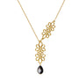 Collar Mujer Plata 925 Serenata Piedra Dorado - Tanya Moss