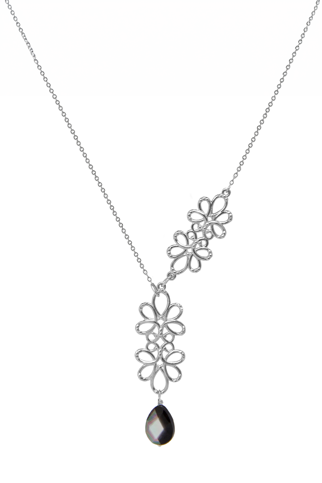 Collar Mujer Plata 925 Serenata Piedra - Tanya Moss
