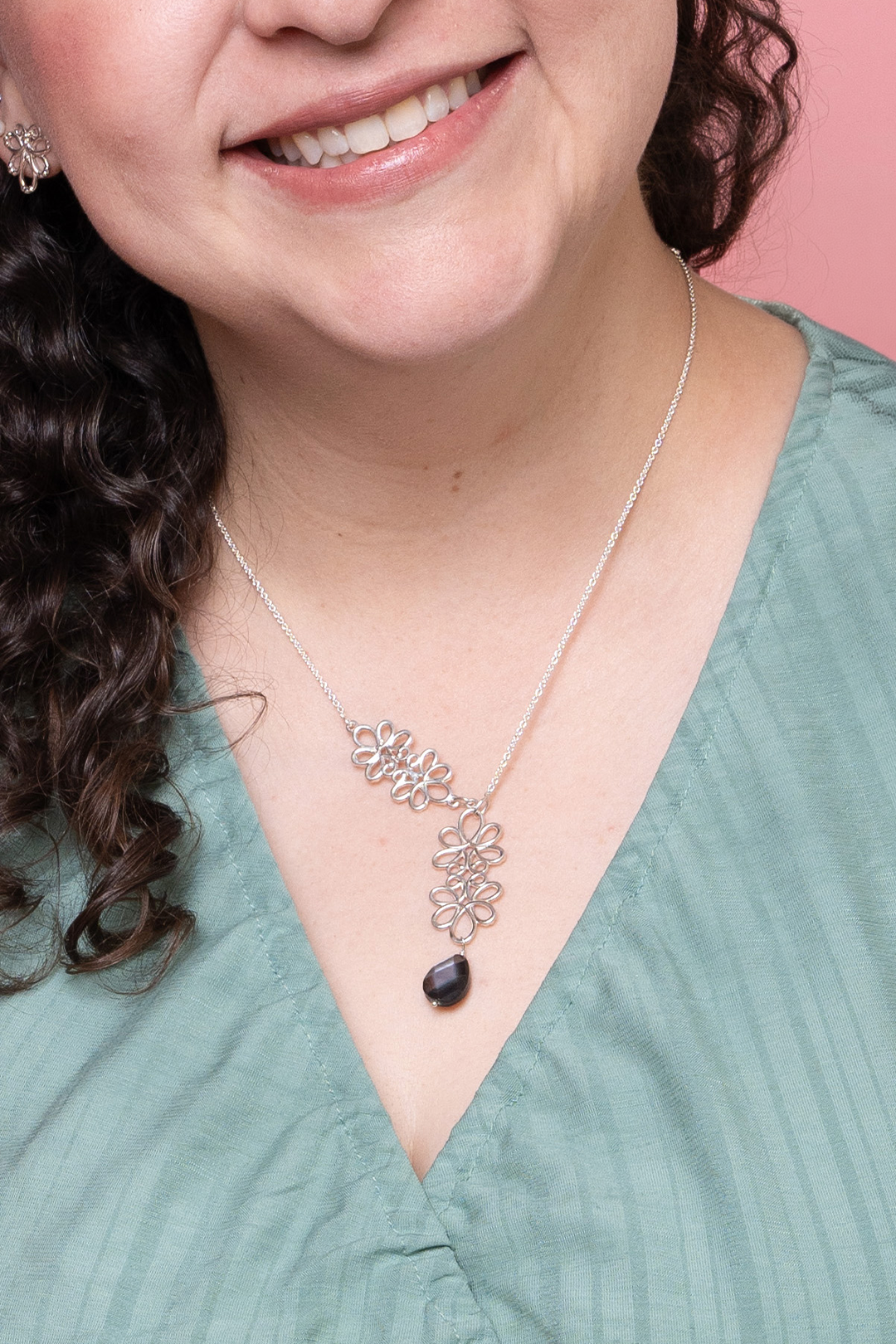 Collar Mujer Plata 925 Serenata Piedra - Tanya Moss