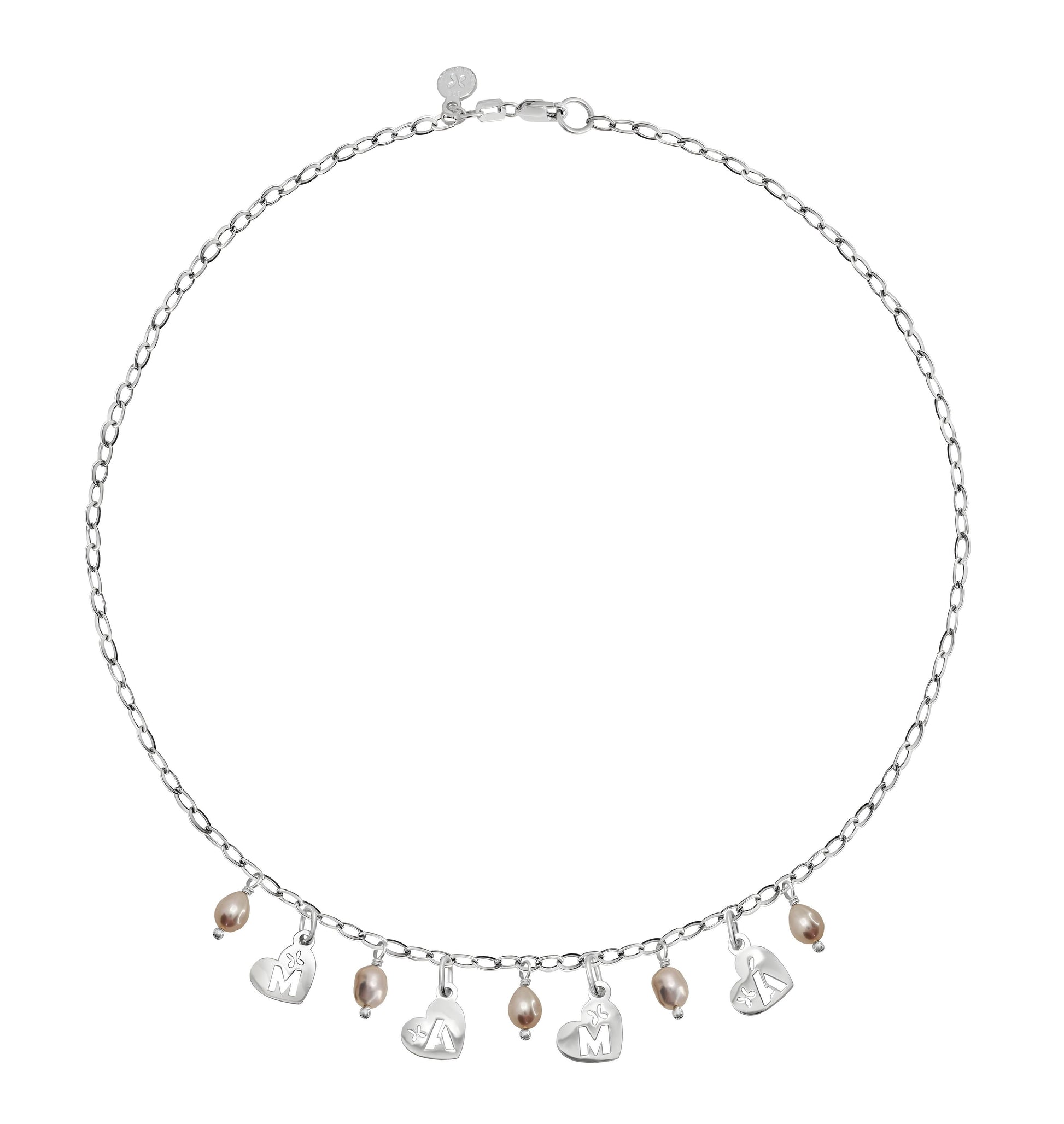 Collar Mamá con Perlas Rosas - Tanya Moss