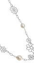 Collar Plata 925 Dalia Flores y Perlas - Tanya Moss