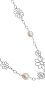 Collar Plata 925 Dalia Flores y Perlas - Tanya Moss