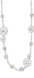 Collar Plata 925 Dalia Flores y Perlas - Tanya Moss