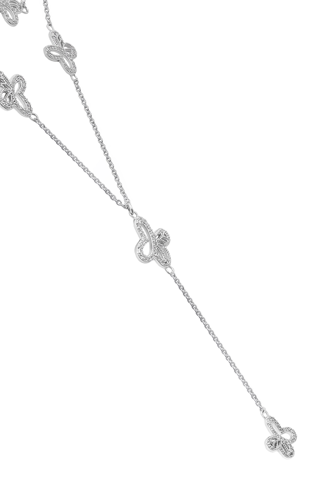 Collar Plata 925 Lucina Monarca Con Circonias - Tanya Moss